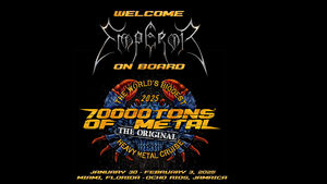EMPEROR Are The First Act Confirmed For 70000 Tons Of Metal 2025; STRATOVARIUS Also On Board