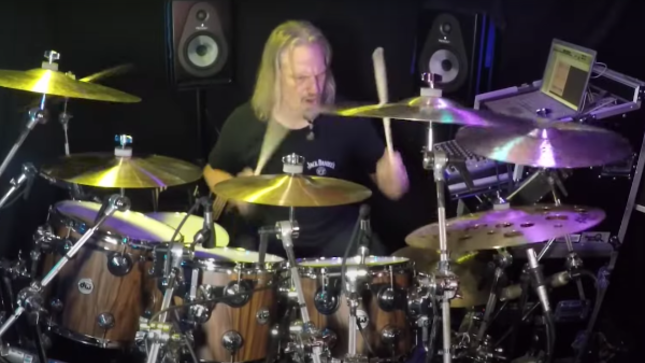 SPASTIC INK Drummer BOBBY JARZOMBECK Performs New Arrangement Of BEE GEES Hit "Stayin' Alive" (Video)