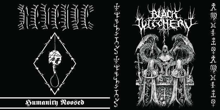 BLACK WITCHERY/REVENGE - Holocaustic Death March To Humanity's Doom