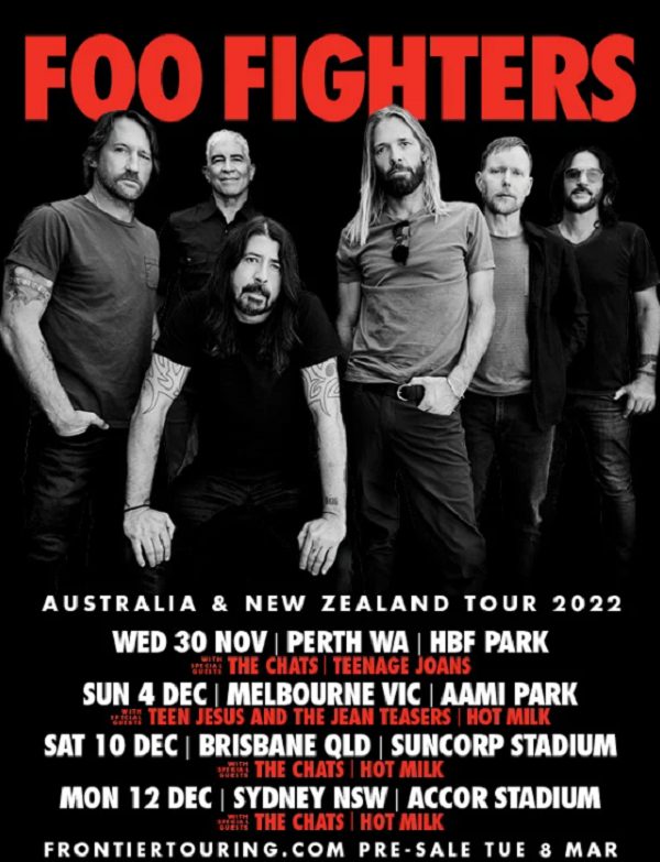 FOO FIGHTERS Tour Dates For Australia Confirmed For November