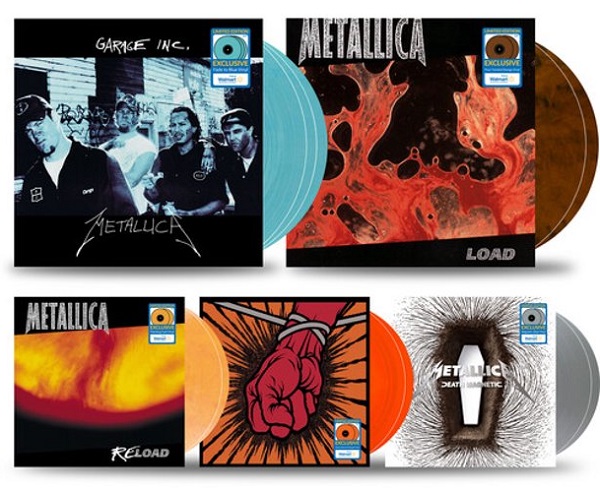 Metallica Vinyl Set All 6 Walmart Exclusives