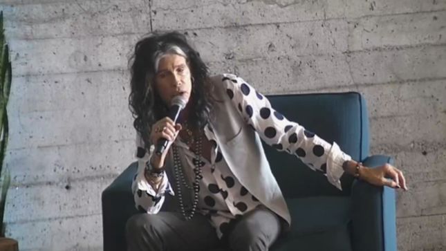 AEROSMITH Frontman STEVEN TYLER Issues Solo Album Update - "Doing An Album Is Kinda Like Panning For Gold... You Get So Much Sand And Dirt Until You Find A Little Nugget"; Video Posted