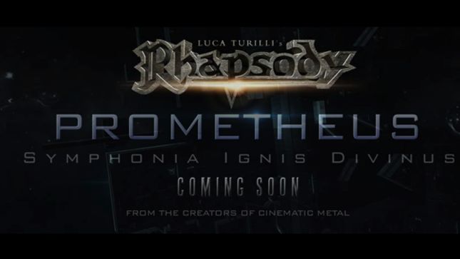 Luca Turilli’s RHAPSODY - Final Recordings Underway For Prometheus, Symphonia Ignis Divinus; Album Trailer Streaming