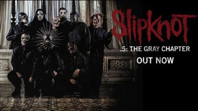 SLIPKNOT - .5: The Gray Chapter Lands At #1 On US, Canada Album Charts