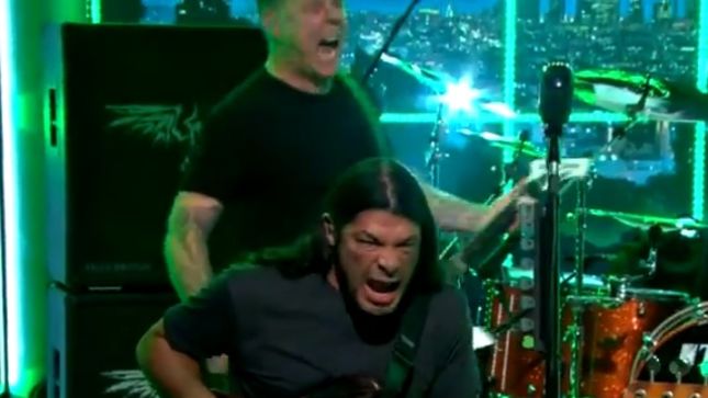 METALLICA Perform “For Whom The Bell Tolls” On The Late Late Show With Craig Ferguson;  Video Posted