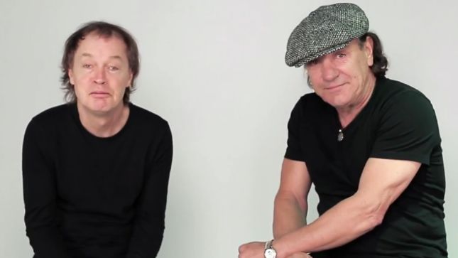 AC/DC's Brian Johnson Tackles GENE SIMMONS' "Rock Is Dead" Comment - "I'm Here To Tell You Gene, You're Wrong... And I'm Saying It's Alive And Kicking... My Name's Brian, How Do You Do?"