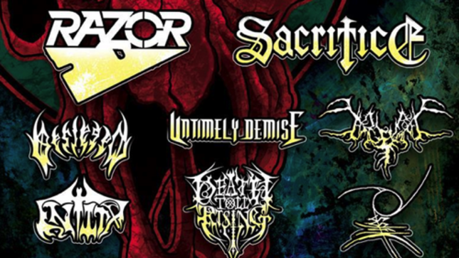 RAZOR, SACRIFICE, INTO ETERNITY And UNTIMELY DEMISE Confirmed For Manitoba Metalfest 2015