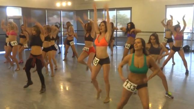 VINCE NEIL's Las Vegas Outlaws Hold Cheerleader Tryouts; Video, Photos Posted