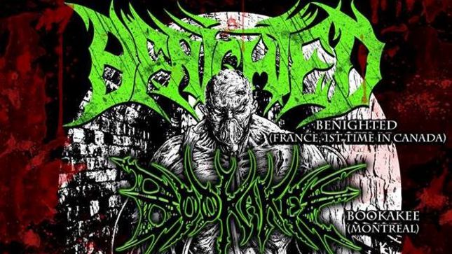 BENIGHTED Announces First Ever Canadian Tour; BOOKAKEE To Support