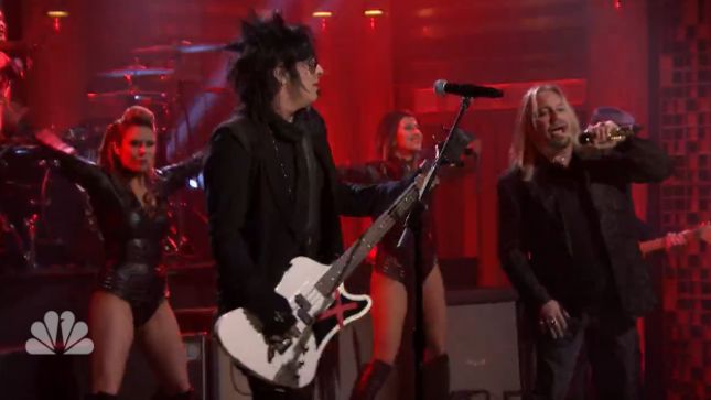 MÖTLEY CRÜE Perform On The Tonight Show; Video Streaming