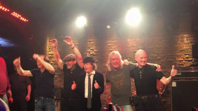 AC/DC Shoot Video For "Rock The Blues Away" In Los Angeles