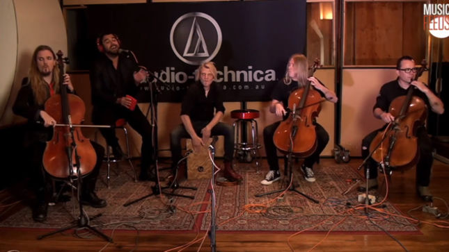 APOCALYPTICA Perform At Australia’s Music Feeds Studios; Video