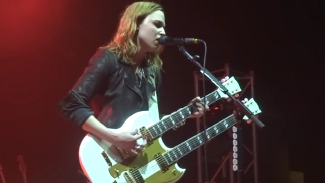 HALESTORM Perform New Song "I Am The Fire" Live For The First Time; Fan-Filmed Video Online 