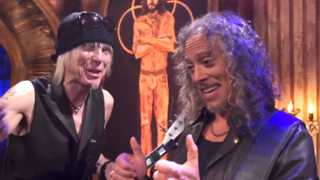 MICHAEL SCHENKER And KIRK HAMMETT Featured On That Metal Show's Behind The Jam; Additional Footage Now Streaming