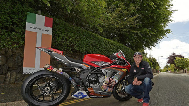 IRON MAIDEN - Trooper Beer Sponsoring Lee Hardy Racing Rider Peter Hickman At Isle Of Man TT