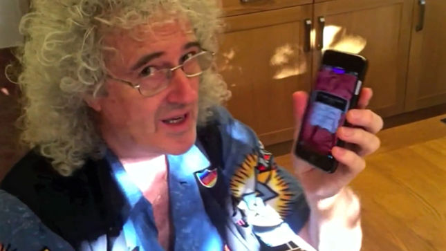 QUEEN Guitarist BRIAN MAY Plays The Game, Literally; Tests Band Knowledge With New App (Video)