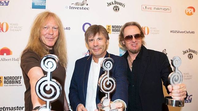 IRON MAIDEN Honored With O2 Silver Clef Award; Video Intro Streaming