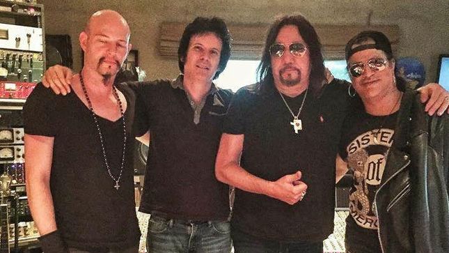 ACE FREHLEY Records THIN LIZZY Classic With SLASH; Photo