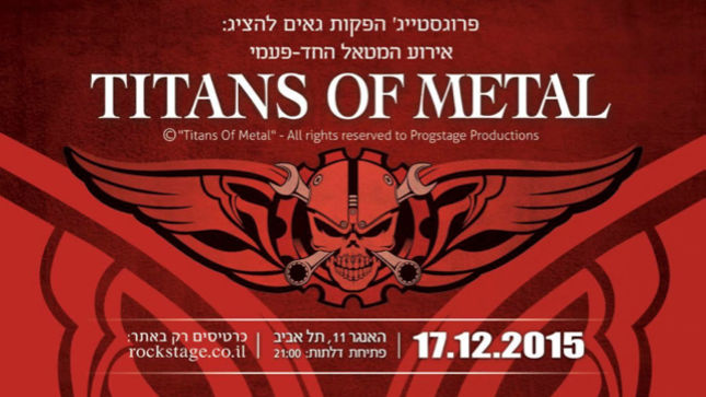 Past / Present Members Of NIGHTWISH, JUDAS PRIEST, MERCYFUL FATE, SCORPIONS, BLACK SABBATH And More Confirmed For Titans Of Metal Israel