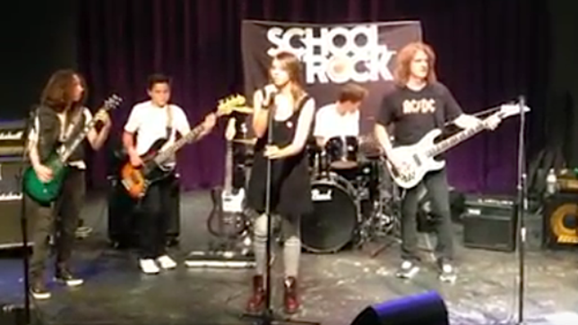 DAVID ELLEFSON Jams MEGADETH Classics With School Of Rock In Los Angeles; Video Available 