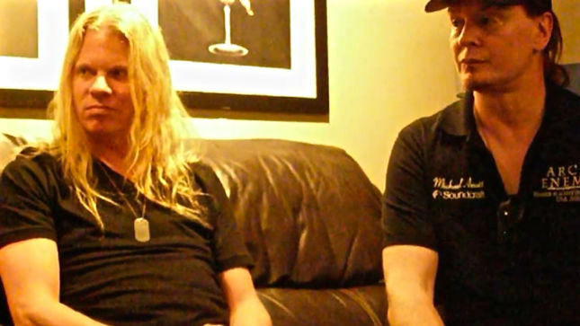 ARCH ENEMY's Jeff Loomis And Michael Amott At Summer Slaughter; Video Interview