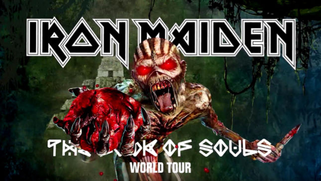 IRON MAIDEN - The Book Of Souls World Tour Video Ad Posted