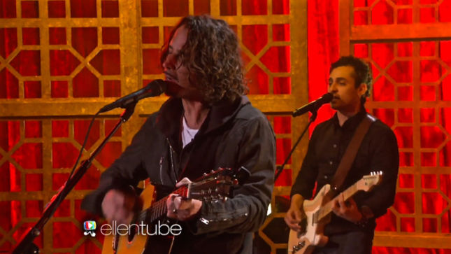 CHRIS CORNELL Performs “Nearly Forgot My Broken Heart” On The Ellen Degeneres Show; Video Streaming