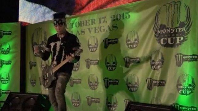 SIXX:A.M. - Video Of Guitarist DJ ASHBA PerformIng National Anthem At 2015 Monster Energy Cup