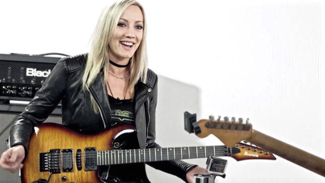 ALICE COOPER Guitarist NITA STRAUSS Featured In Guitar Power 2015, Episode #2; Video