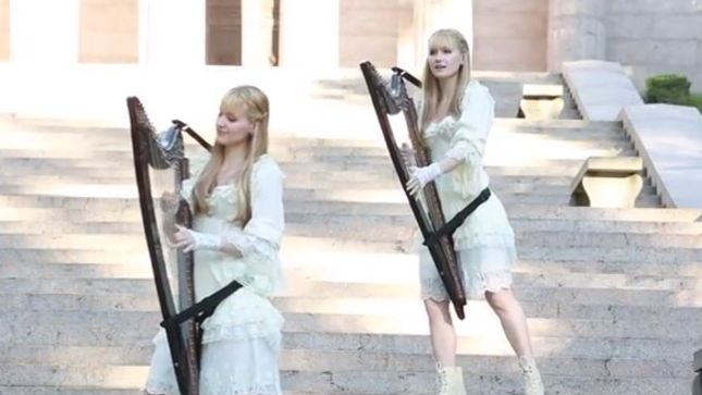 METALLICA “One” - 2 Girls 1 Harp (Harp Twins) HARP METAL 