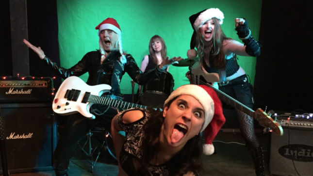 SYTERIA Featuring GIRLSCHOOL’s Jackie Chambers Release “Santa's Harley” Christmas Single; Video Streaming