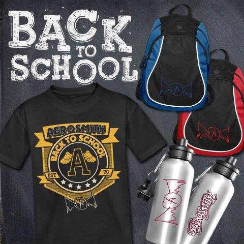 AEROSMITH, KISS Launch Back To School Merch Line