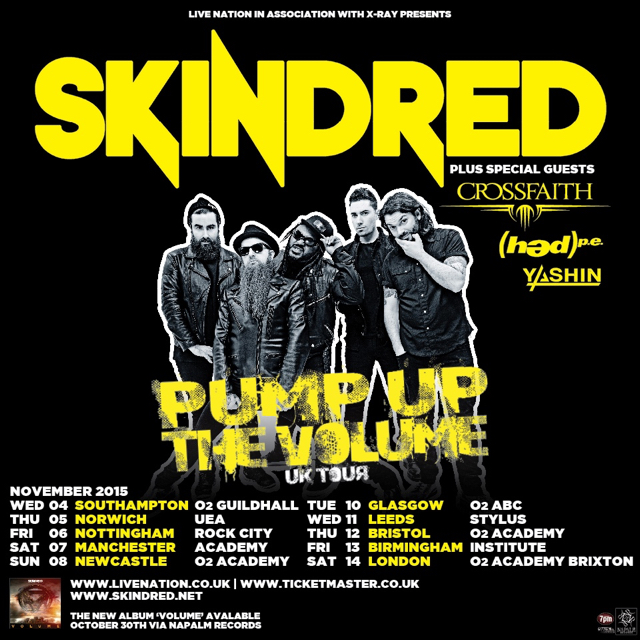 skindred tour uk