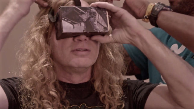 MEGADETH Film Special Virtual Reality Performance - Behind-The-Scenes Video Footage Posted