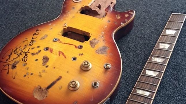 DJ ASHBA - “Smashed” GUNS N’ ROSES Rock In Rio Gibson Les Paul Up For Auction