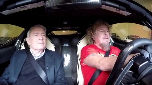 SAMMY HAGAR Takes Dan Rather For A Ride In His La Ferrari; Video