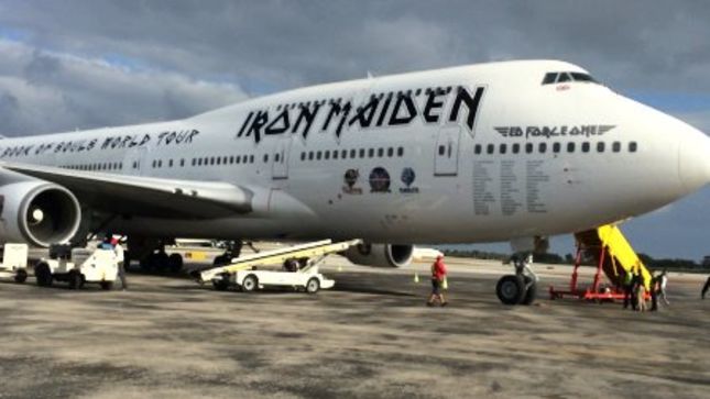 IRON MAIDEN - Ed Force One Too Heavy To Land At Dortmund Airport For Upcoming Headline Show At Rock Im Revier 2016; Düsseldorf Confirmed As New Destination