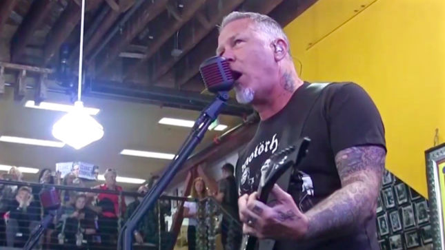 METALLICA - Fly On The Wall Footage From Rasputin Music Event Streaming