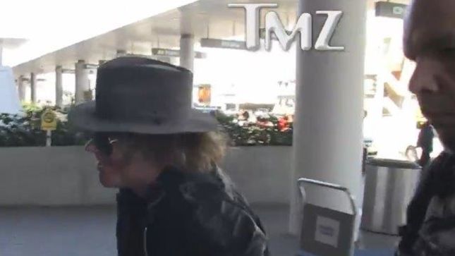 Video Of AXL ROSE Rolling Through LAX