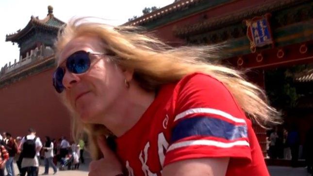 IRON MAIDEN Land In China; Video