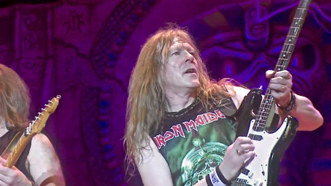 IRON MAIDEN Guitarist JANICK GERS Talks Live Show - “We Deliver Like A Cabaret”