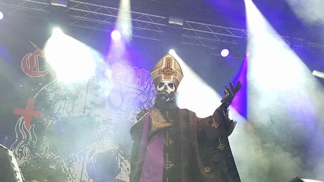 GHOST Mainman Joins CANDLEMASS At Sweden's Gefle Metal Festival; Video