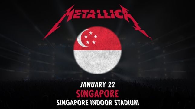 METALLICA Announces Singapore Live Date