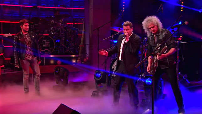 ADAM LAMBERT Vs. JAMES CORDEN In QUEEN Frontman Battle; Video