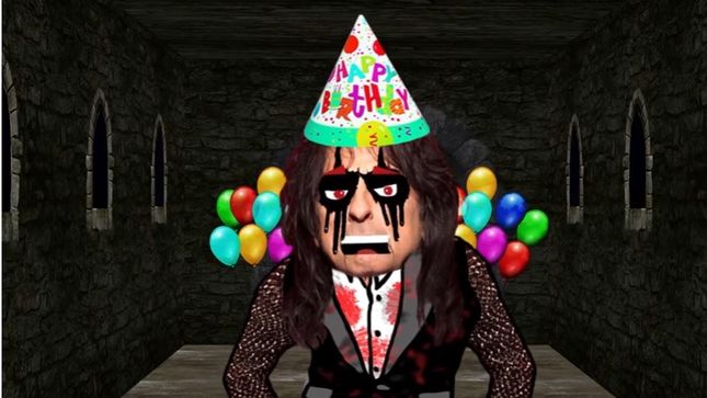 ALICE COOPER Turns 69 Today; Birthday Video Posted