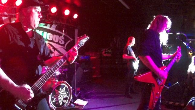 BOBNOXIOUS Frontman BOB REID Turns 50; ANVIL Frontman LIPS Performs "Metal On Metal" With RAZOR Guitarist DAVE CARLO At Birthday Bash (Video)