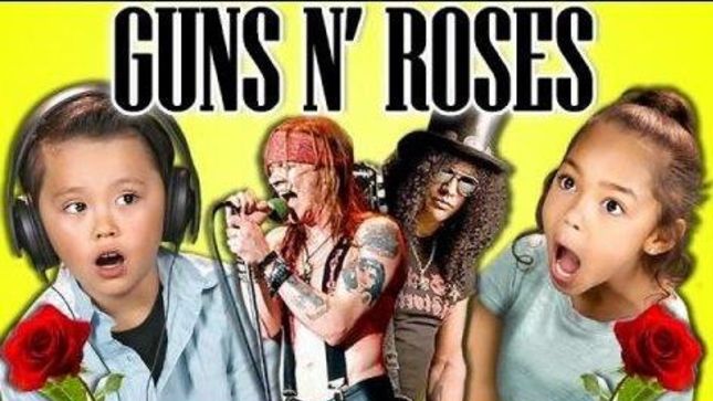 Kids React To GUNS N' ROSES - "He Sounds Like He Has Long Hair"