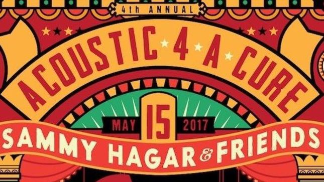 SAMMY HAGAR, JAMES HETFIELD Announce Fourth Annual Acoustic-4-A-Cure Benefit Concert