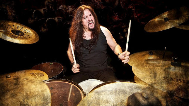 GENE HOGLAN On Recording DEATH Track “Overactive Imagination” In ’93 - “I Tracked This Entire Tune While Staring At DONALD TARDY From OBITUARY”