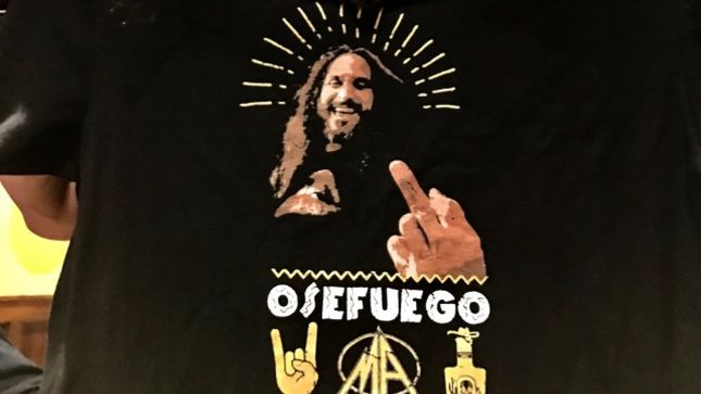METAL ALLEGIANCE "Osefuego" T-Shirts Featuring DEATH ANGEL Frontman MARK OSEGUEDA Available For Pre-Order 